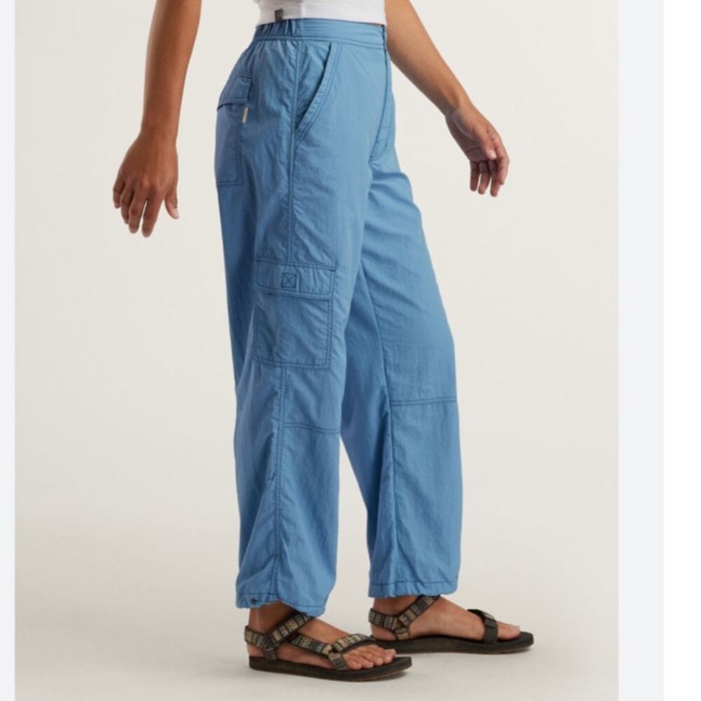 TOAD & CO Trailscape Cargo Hiking Jogger Pants Blue Lightweight Outdoor Women’s